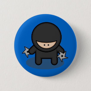 Chapa Redonda De 5 Cm Ninja Skillz