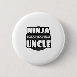 Chapa Redonda De 5 Cm Ninja Uncle