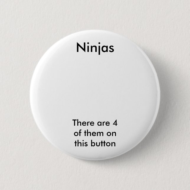 Chapa Redonda De 5 Cm Ninjas (Anverso)