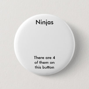 Chapa Redonda De 5 Cm Ninjas