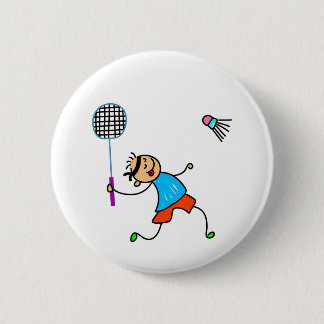 Chapa Redonda De 5 Cm Niño del bádminton