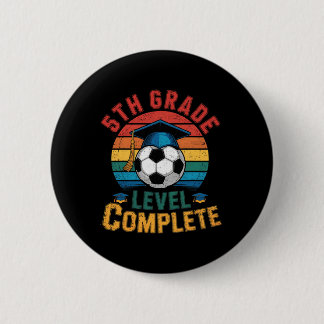 Chapa Redonda De 5 Cm Niño y Niña de 5to Grado de Fútbol Completo Último