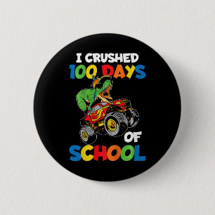 Chapa Redonda De 5 Cm Niños A Los Que Aplasté 100 Días De Escolares