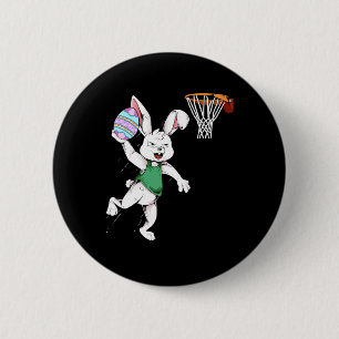 Chapa Redonda De 5 Cm Niños conejo de Pascua Niños hombres conejo Dunkin