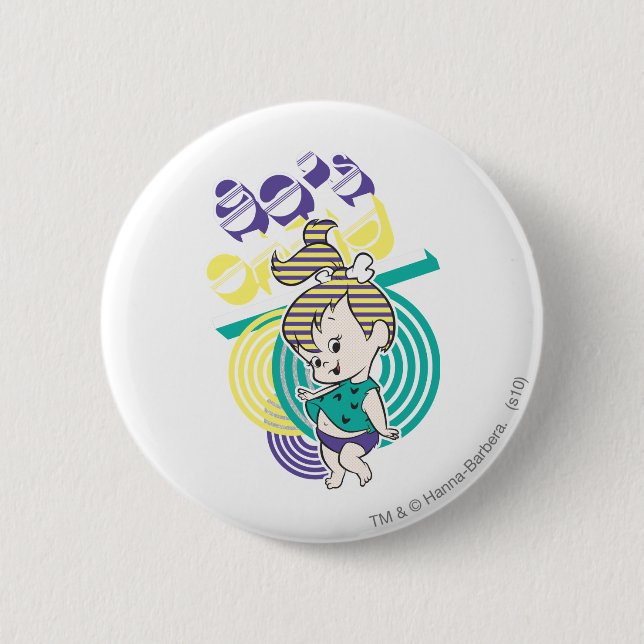 Chapa Redonda De 5 Cm Niños de PEBBLES™ 80 (Anverso)