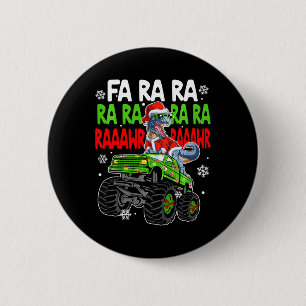 Chapa Redonda De 5 Cm Niños Dino Fa Ra Ra Rawr Dinosaurio Camión Monstru