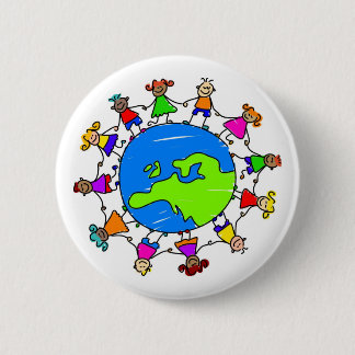 Chapa Redonda De 5 Cm Niños europeos