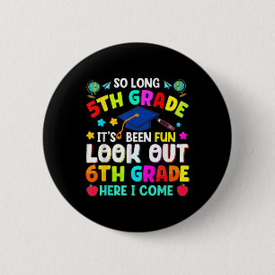 Chapa Redonda De 5 Cm Niños graduados de 5º grado