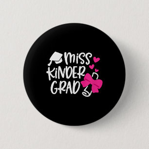 Chapa Redonda De 5 Cm Niños Graduados de Kindergarten Última Graduación