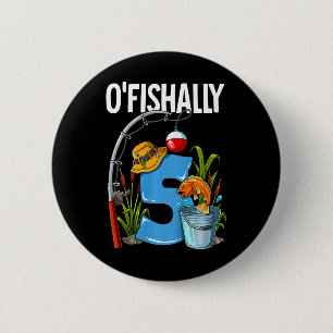 Chapa Redonda De 5 Cm Niños O'fishally 5 Años Cumpleaños 5to Cumpleaños 