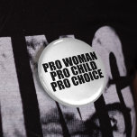 Chapa Redonda De 5 Cm Niños y opciones profesionales para mujeres<br><div class="desc">Estoy a favor de la elección y apoyo el derecho de las mujeres a tomar sus propias decisiones.</div>