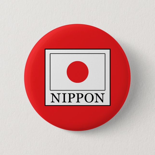 Chapa Redonda De 5 Cm Nippon (Anverso)