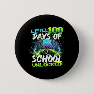 Chapa Redonda De 5 Cm Nivel 100 Días Escolares Desbloqueados Jugador Chi