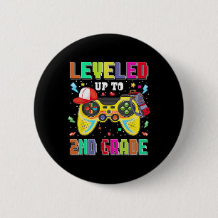 Chapa Redonda De 5 Cm Nivelado Hasta 2º Grado Jugador De Primer Día Niño