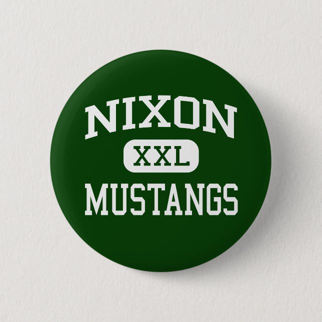 Chapa Redonda De 5 Cm Nixon - mustangos - High School secundaria - (Anverso)