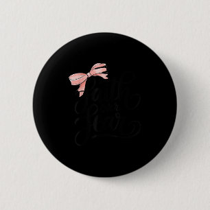 Chapa Redonda De 5 Cm Nk Bow Fe Sobre Miedo Cristiana Adolescente Dios B