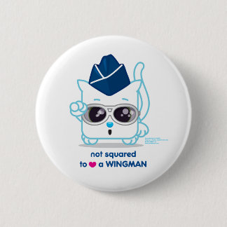 Chapa Redonda De 5 Cm No ajustado PARA AMAR a un Wingman