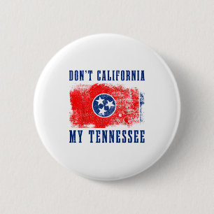 Chapa Redonda De 5 Cm No californices mi Tennessee Divertido Estado Vint