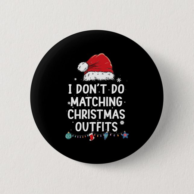 Chapa Redonda De 5 Cm No comparo Navidades con ropa, pero sí (Anverso)