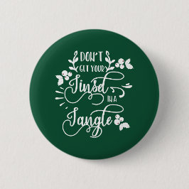 Chapa Redonda De 5 Cm no consigas tu mejillón en un navidad enmarañado