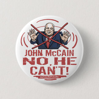 Chapa Redonda De 5 Cm No, él no puede