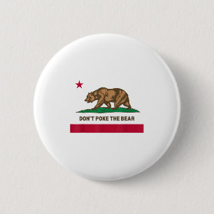 Chapa Redonda De 5 Cm No enganche el diseño de la república de Bear Cali