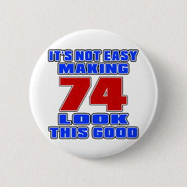 Chapa Redonda De 5 Cm No es la mirada de fabricación fácil 74 esto bueno