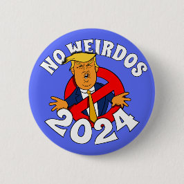 Chapa Redonda De 5 Cm No es raro - Trump