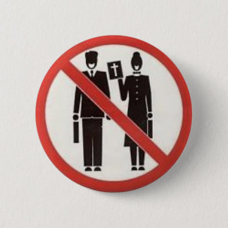 Chapa Redonda De 5 Cm No Gracias Somos un botón/insignia de ateos