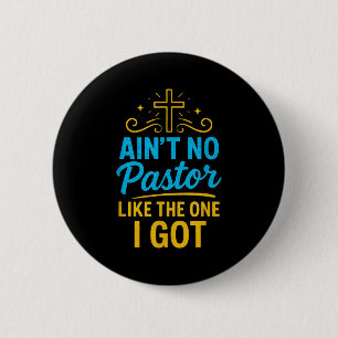 Chapa Redonda De 5 Cm No Hay Pastor Como El Que Tengo - Fe Cristiana