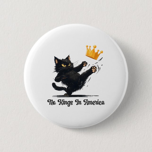 Chapa Redonda De 5 Cm No hay reyes en Estados Unidos, nosotros, el puebl (Anverso)