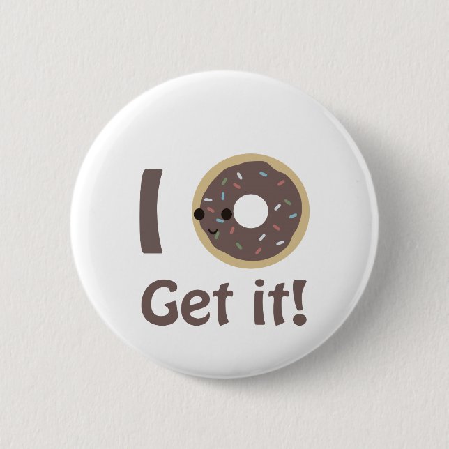 Chapa Redonda De 5 Cm ¡No lo entiendo! (Anverso)