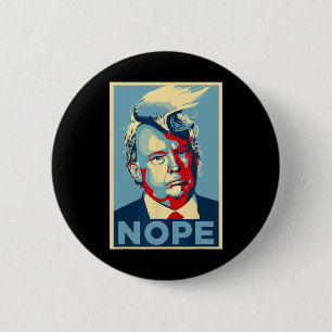 Chapa Redonda De 5 Cm No más voten 2024 contra Trump contra Biden