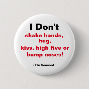 Chapa Redonda De 5 Cm No me agito las manos......