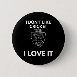 Chapa Redonda De 5 Cm No Me Gusta El Cricket Me Encanta El Cricket De In