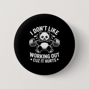 Chapa Redonda De 5 Cm No Me Gusta Hacer Ejercicio Porque Duele Camiseta