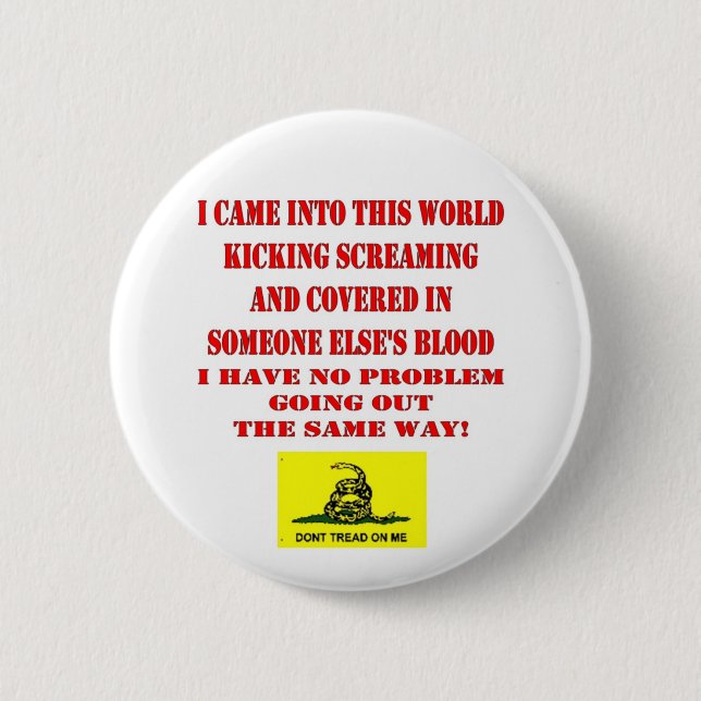 CHAPA REDONDA DE 5 CM NO ME TREAD (Anverso)