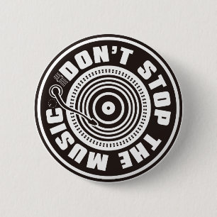 CHAPA REDONDA DE 5 CM NO PARE LA MÚSICA