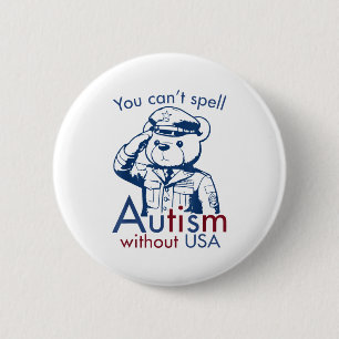 Chapa Redonda De 5 Cm No Puedes Deletrear Autismo Sin Usa