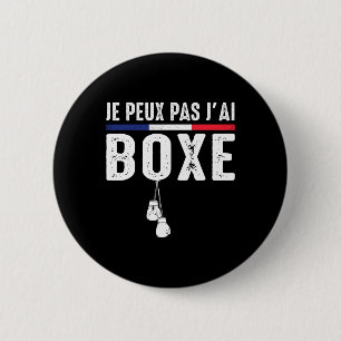 Chapa Redonda De 5 Cm No Puedo Tengo Boxeo Boxeador Combyt Ring De Boxeo