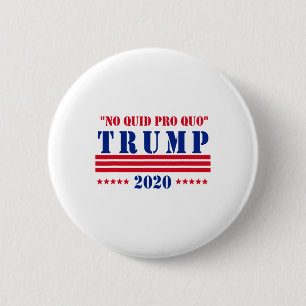 Chapa Redonda De 5 Cm No Quid Pro Quo Trump