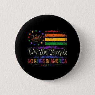 Chapa Redonda De 5 Cm No Reyes En Estados Unidos Nosotros, La Bandera Po