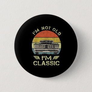 Chapa Redonda De 5 Cm No Soy El Viejo Im Clic Funny Car Graphic - Mens Y