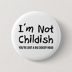 Chapa Redonda De 5 Cm No soy infantil