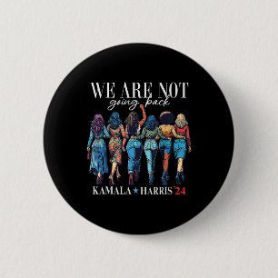 Chapa Redonda De 5 Cm No vamos a regresar Kamala Harris Waltz 24