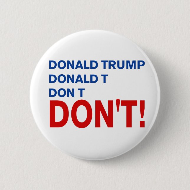 Chapa Redonda De 5 Cm "No vengas" (Anverso)