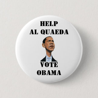 CHAPA REDONDA DE 5 CM NO VOTE POR OBAMA