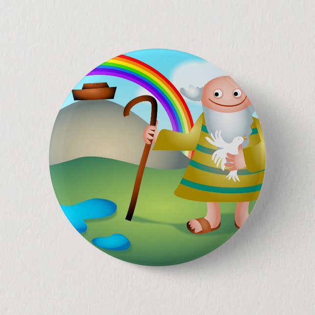 Chapa Redonda De 5 Cm Noah (Anverso)