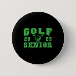 Chapa Redonda De 5 Cm Noche de golf senior Golf Senior 2025 Graduación 3