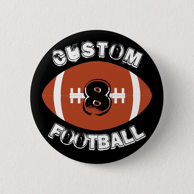 Chapa Redonda De 5 Cm Nombre del equipo de fútbol de personalizable/Vent (Anverso)